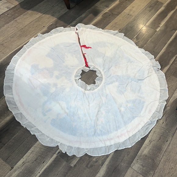 CVS vtg Rudolph the Red Nose reindeer & Island of Misfits Christmas tree skirt - Picture 12 of 15